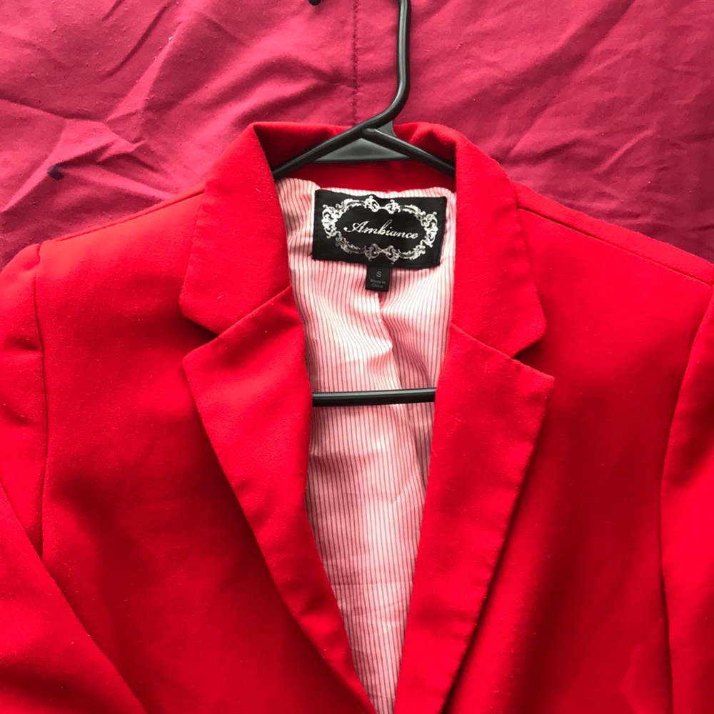 Red blazer